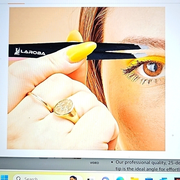 NEW Laroba Precision Slant Tweezers - Picture 6 of 10